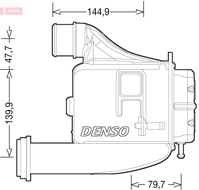 Intercooler - DIT12006 DENSO