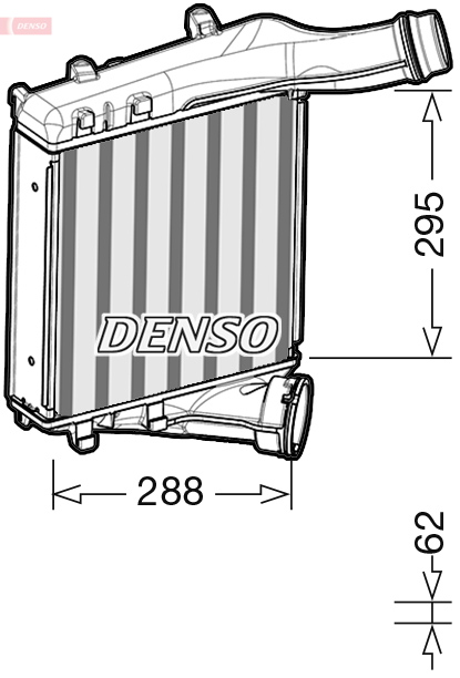 Intercooler, charger - DIT28019 DENSO