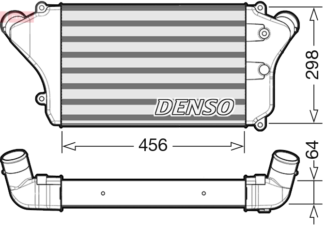 Intercooler, charger - DIT45005 DENSO