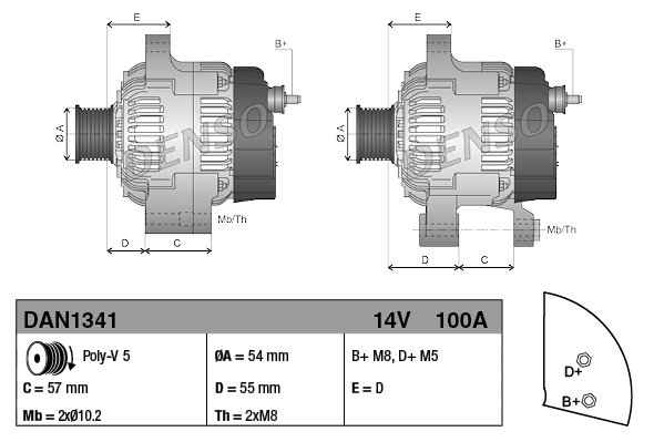 Starter - DSN1001 DENSO