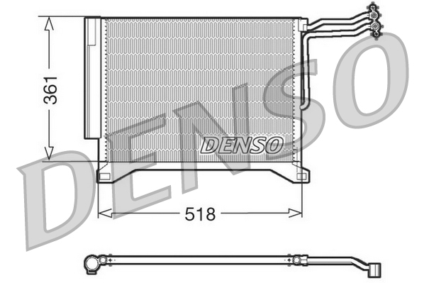 Condensatore, Climatizzatore - DCN05100 DENSO