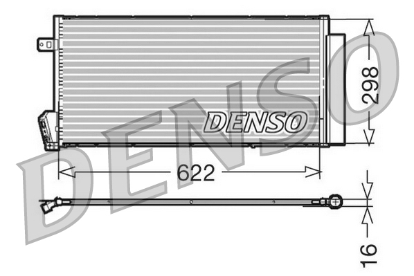 Condensatore, Climatizzatore - DCN09018 DENSO