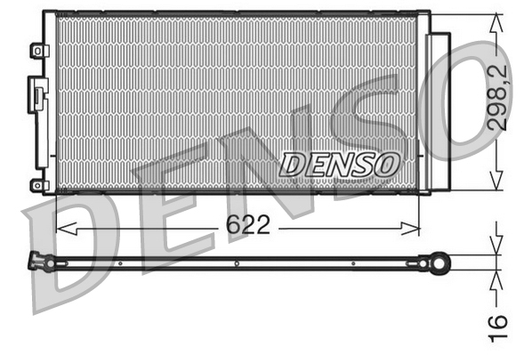 Condensatore, Climatizzatore - DCN09046 DENSO