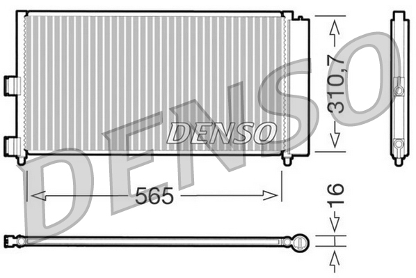 Condensatore, Climatizzatore - DCN09070 DENSO