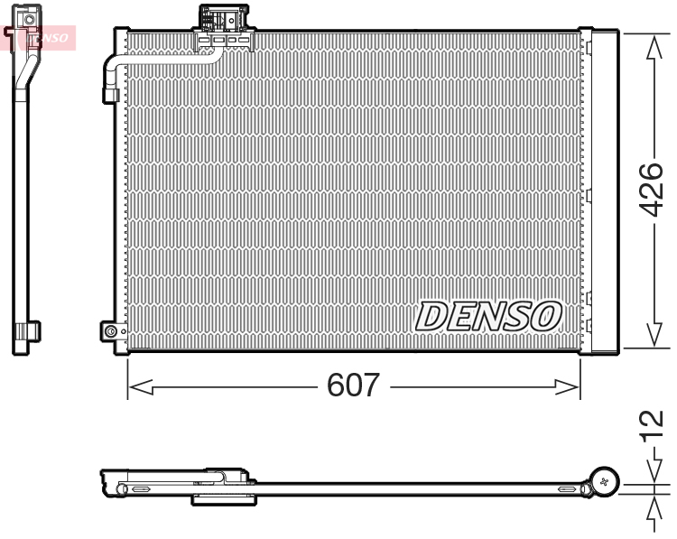 Condensatore, Climatizzatore - DCN17064 DENSO