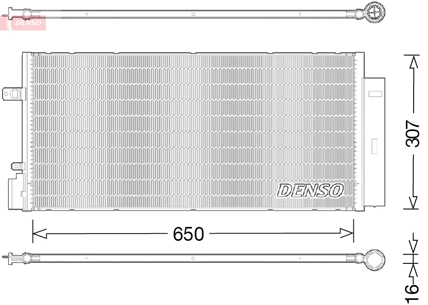 Condensatore, Climatizzatore - DCN20024 DENSO