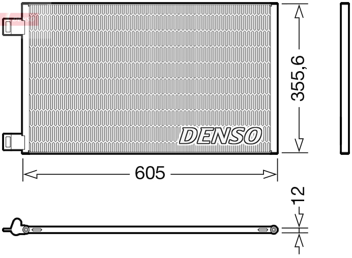 Конденсатор, кондиционер - DCN23041 DENSO