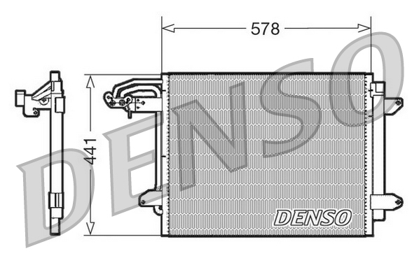 Condensatore, Climatizzatore - DCN32030 DENSO