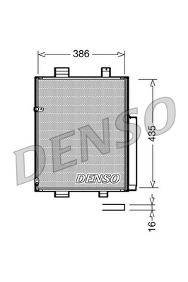 kondensatorius, oro kondicionierius - DCN35001 DENSO