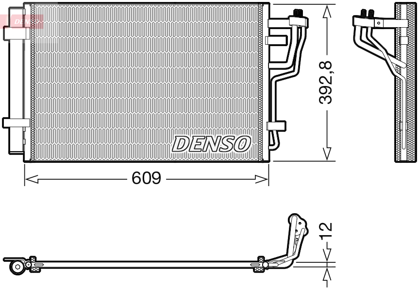 Конденсатор, кондиционер - DCN41013 DENSO