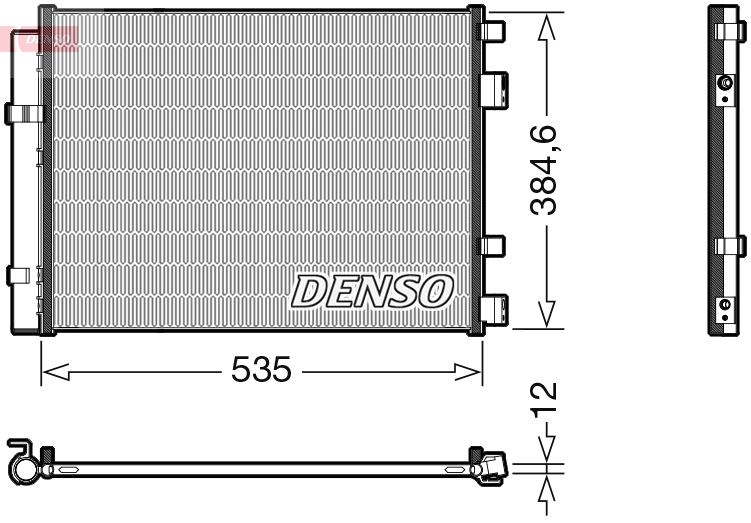 Конденсатор, кондиционер - DCN41020 DENSO