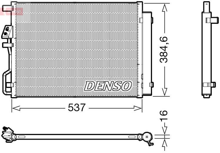 kondensatorius, oro kondicionierius - DCN41021 DENSO