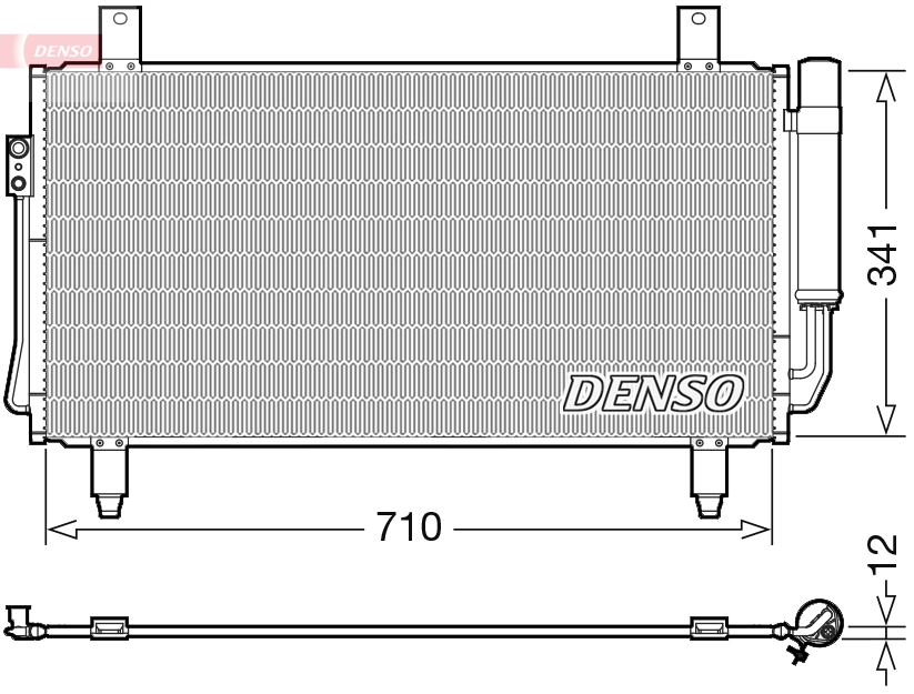 Конденсатор, кондиционер - DCN45006 DENSO
