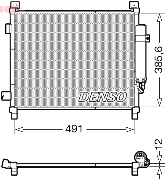 Конденсатор, кондиционер - DCN46031 DENSO