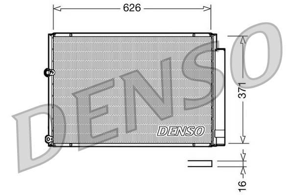 Condensatore, Climatizzatore - DCN50018 DENSO
