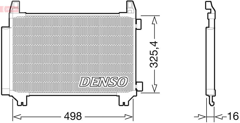 Condensatore, Climatizzatore - DCN50028 DENSO