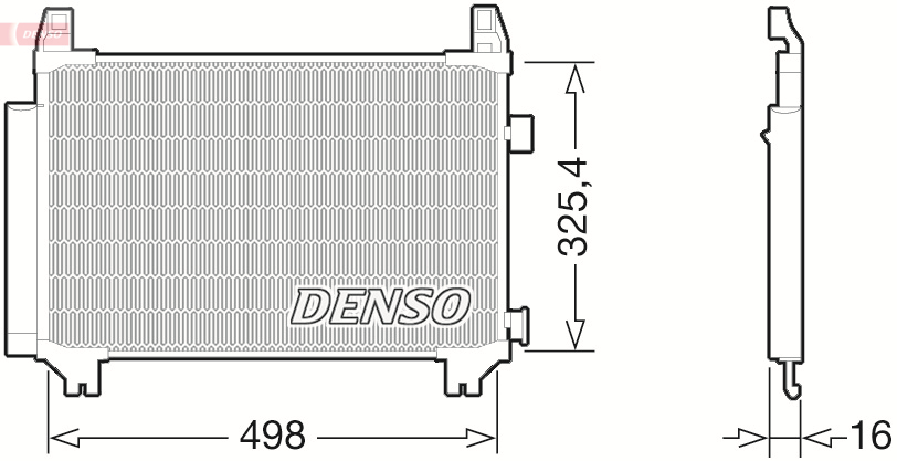 Конденсатор, кондиционер - DCN50029 DENSO