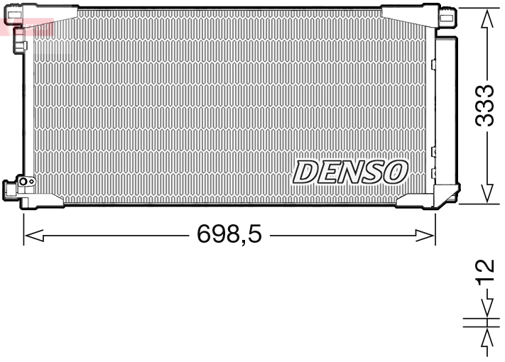 Конденсатор, кондиционер - DCN50115 DENSO