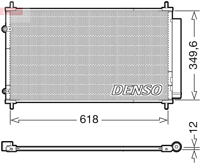 Конденсатор, кондиционер - DCN50117 DENSO
