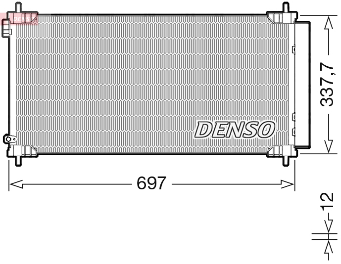 Конденсатор, кондиционер - DCN50120 DENSO