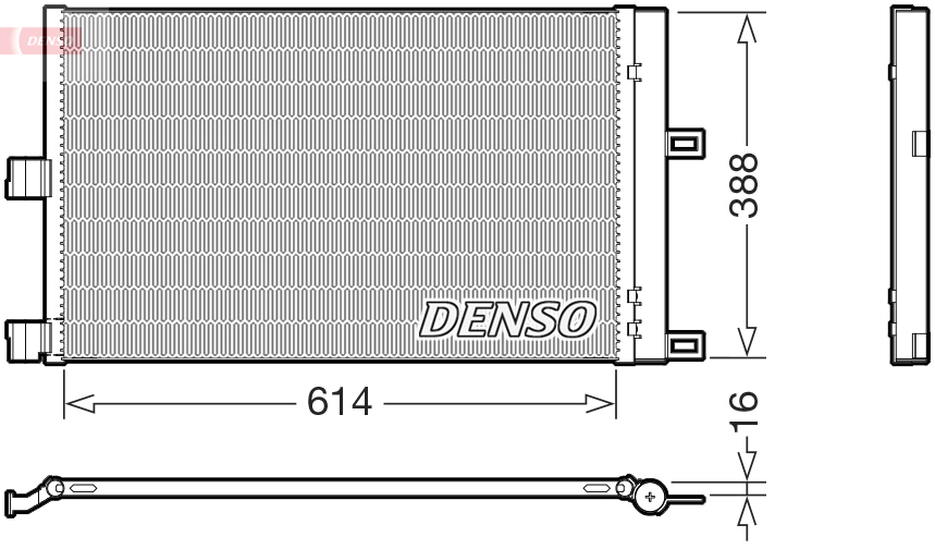 Конденсатор, кондиционер - DCN99080 DENSO