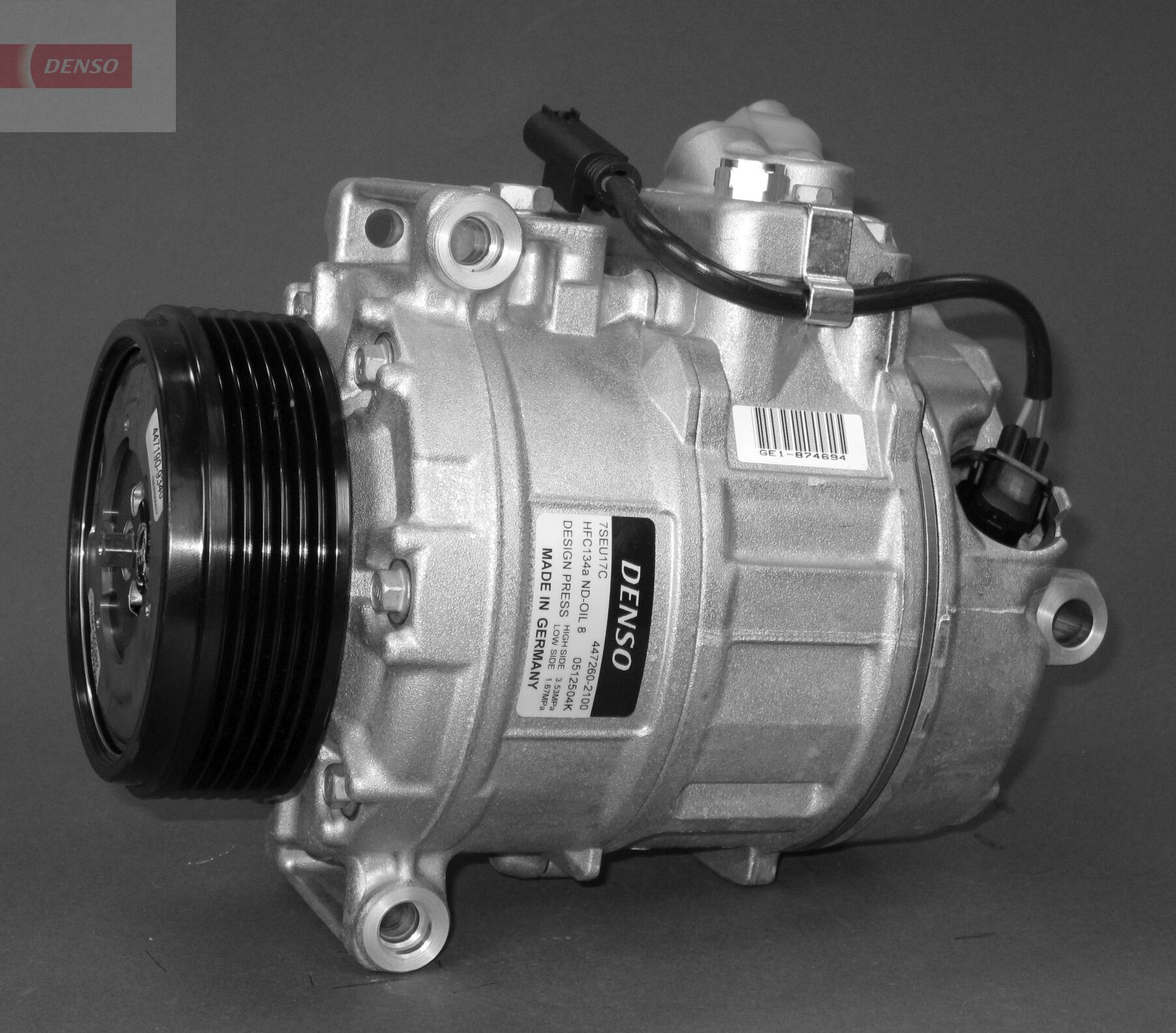 Compressor, air conditioning - DCP05037 DENSO