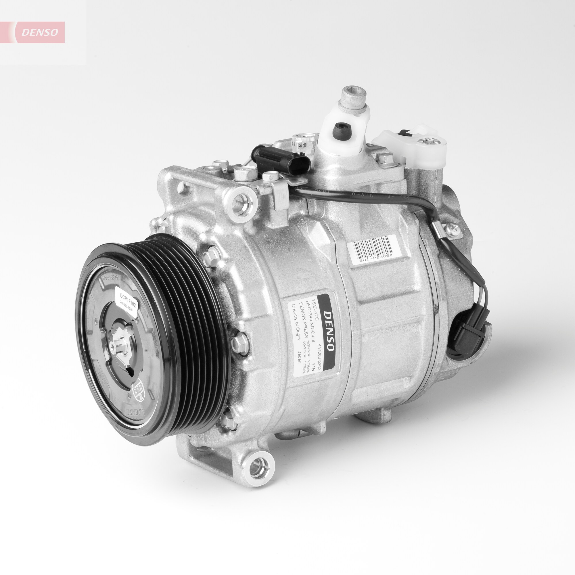 Compressor, air conditioning - DCP17102 DENSO