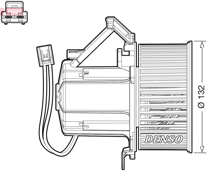 Innenraumgebläse - DEA02008 DENSO