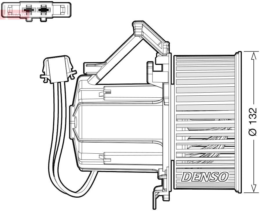 Ventilatore abitacolo - DEA02009 DENSO