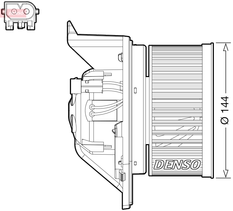 Ventilatore abitacolo - DEA05005 DENSO