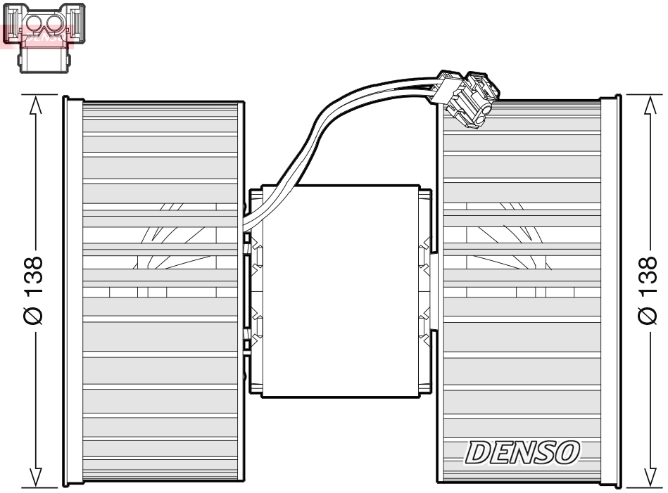 Ventilatore abitacolo - DEA05006 DENSO