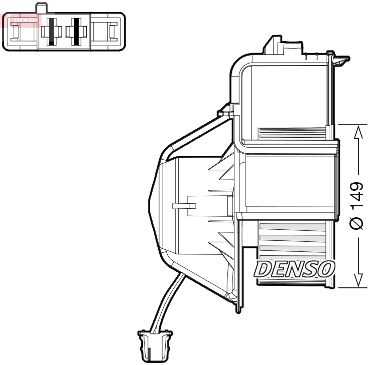 Ventilatore abitacolo - DEA05007 DENSO