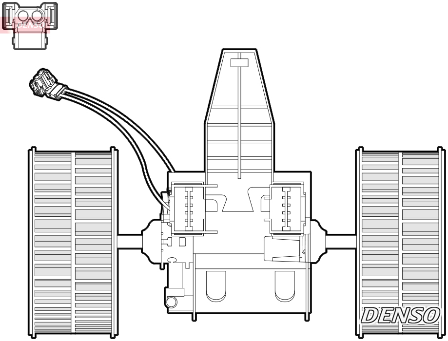 Ventilatore abitacolo - DEA05009 DENSO