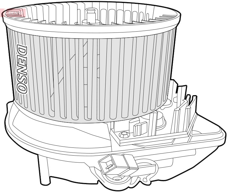 Interior Blower - DEA07015 DENSO