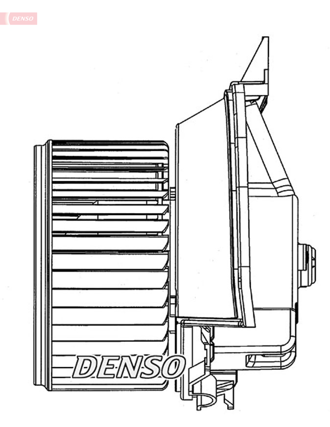 Вентилятор салона - DEA09203 DENSO