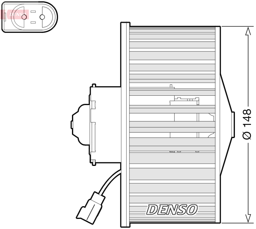 Interior Blower - DEA10054 DENSO