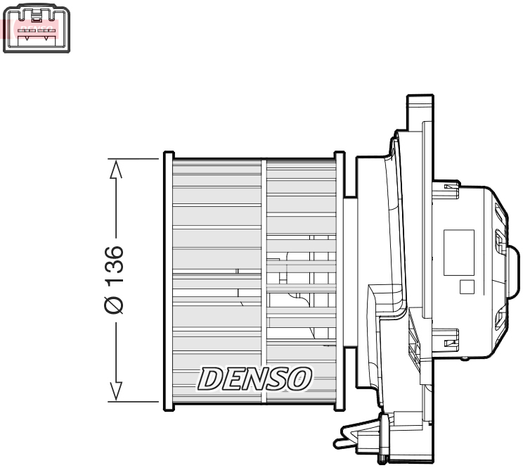 Interior Blower - DEA10055 DENSO