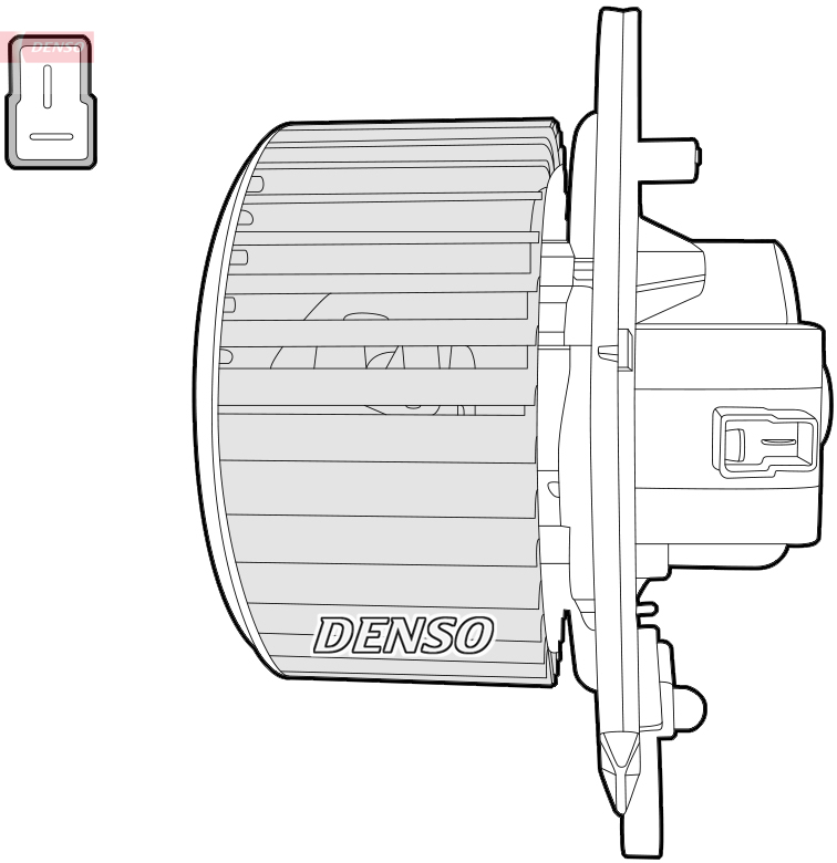 Interior Blower - DEA12004 DENSO