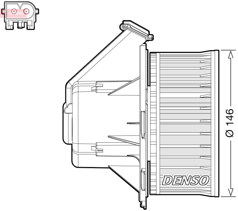 Ventilatore abitacolo - DEA17032 DENSO