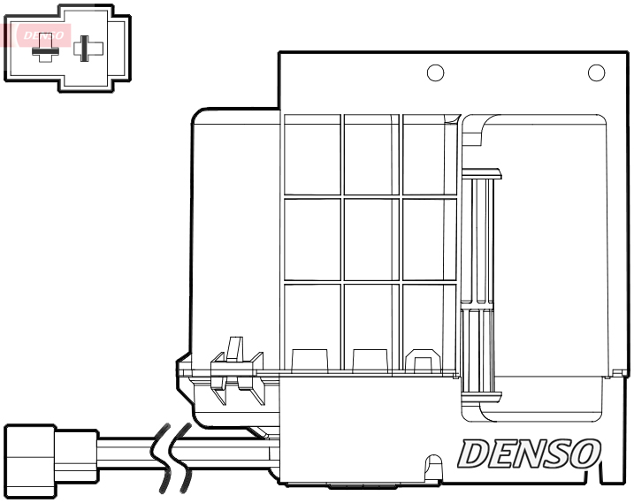 Interior Blower - DEA17033 DENSO
