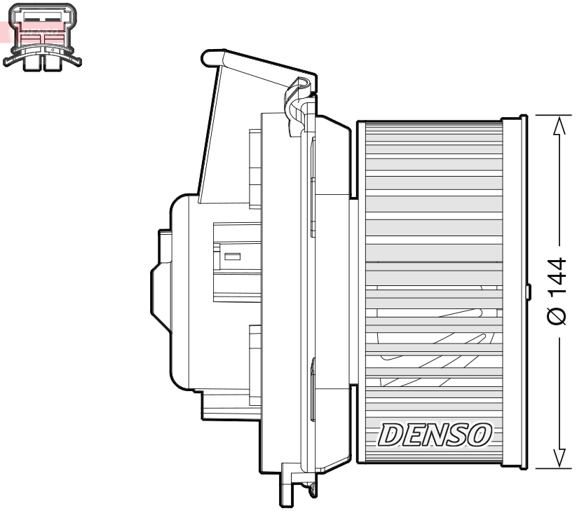 Ventilatore abitacolo - DEA21013 DENSO