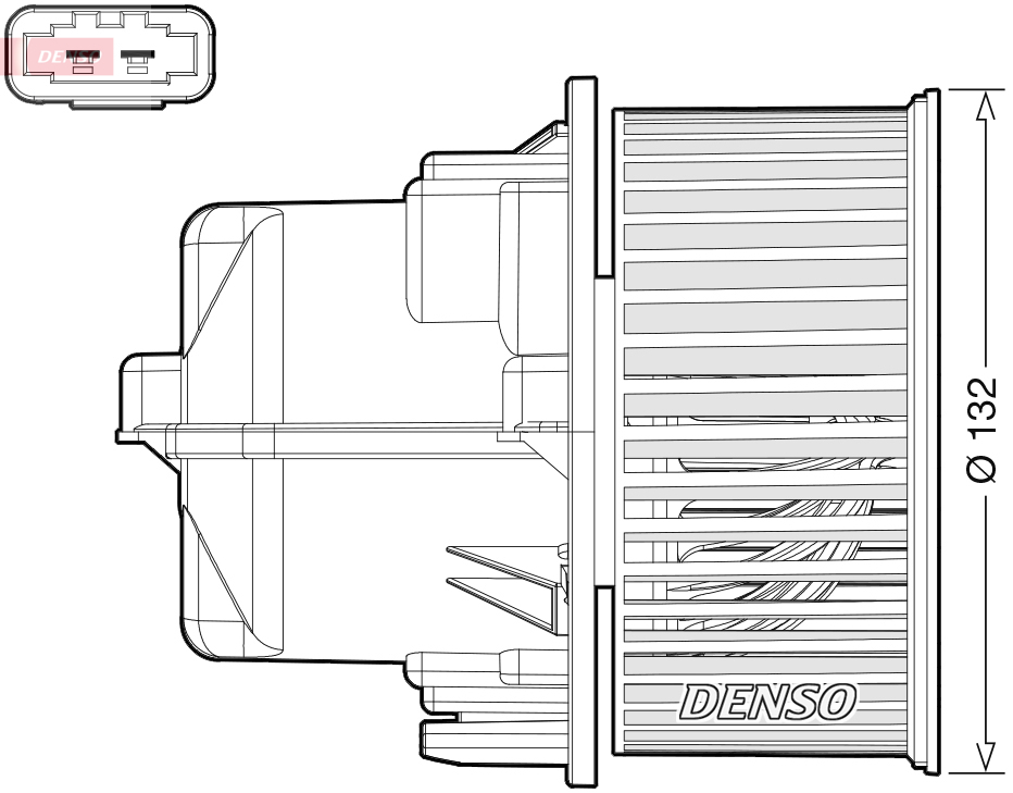 Interior Blower - DEA33002 DENSO