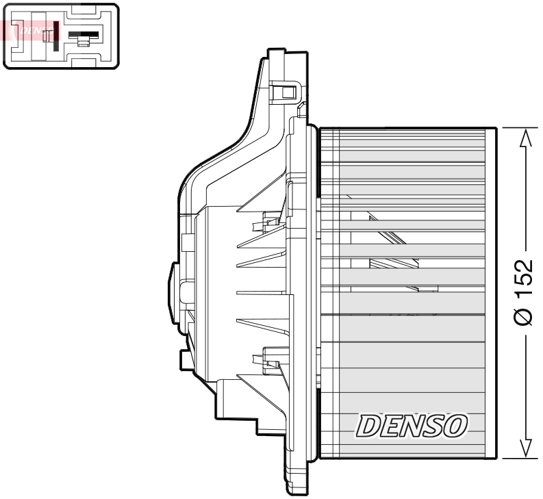 Ventilatore abitacolo - DEA41015 DENSO