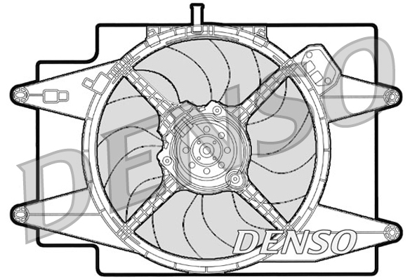 Ventola, Raffreddamento motore - DER01001 DENSO