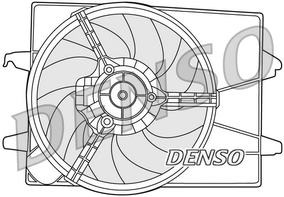 Fan, radiator - DER10003 DENSO