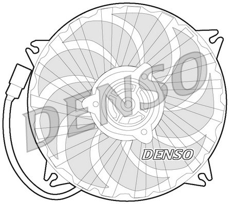 Fan, radiator - DER21017 DENSO