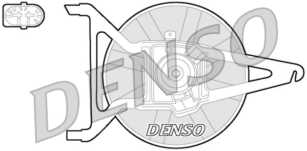 Fan, radiator - DER21020 DENSO