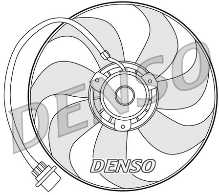Fan, radiator - DER32001 DENSO