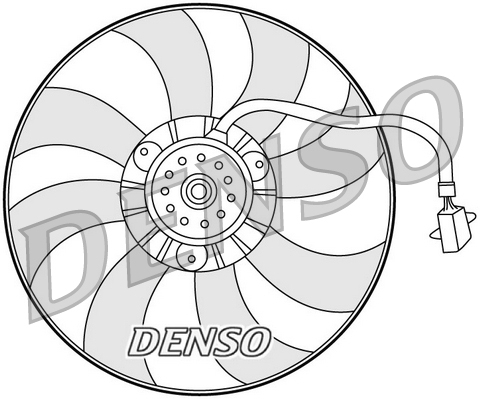 Fan, radiator - DER32007 DENSO