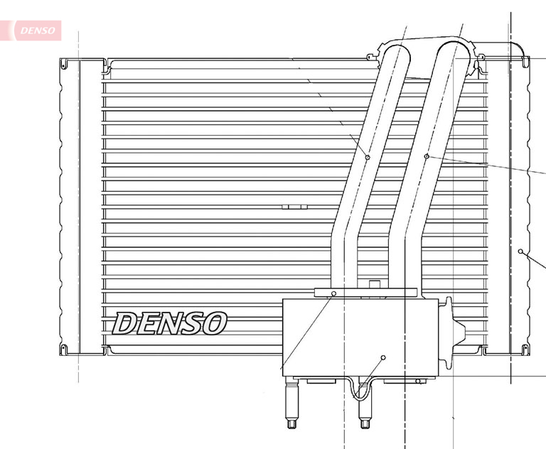 Evaporatore, Climatizzatore - DEV07005 DENSO